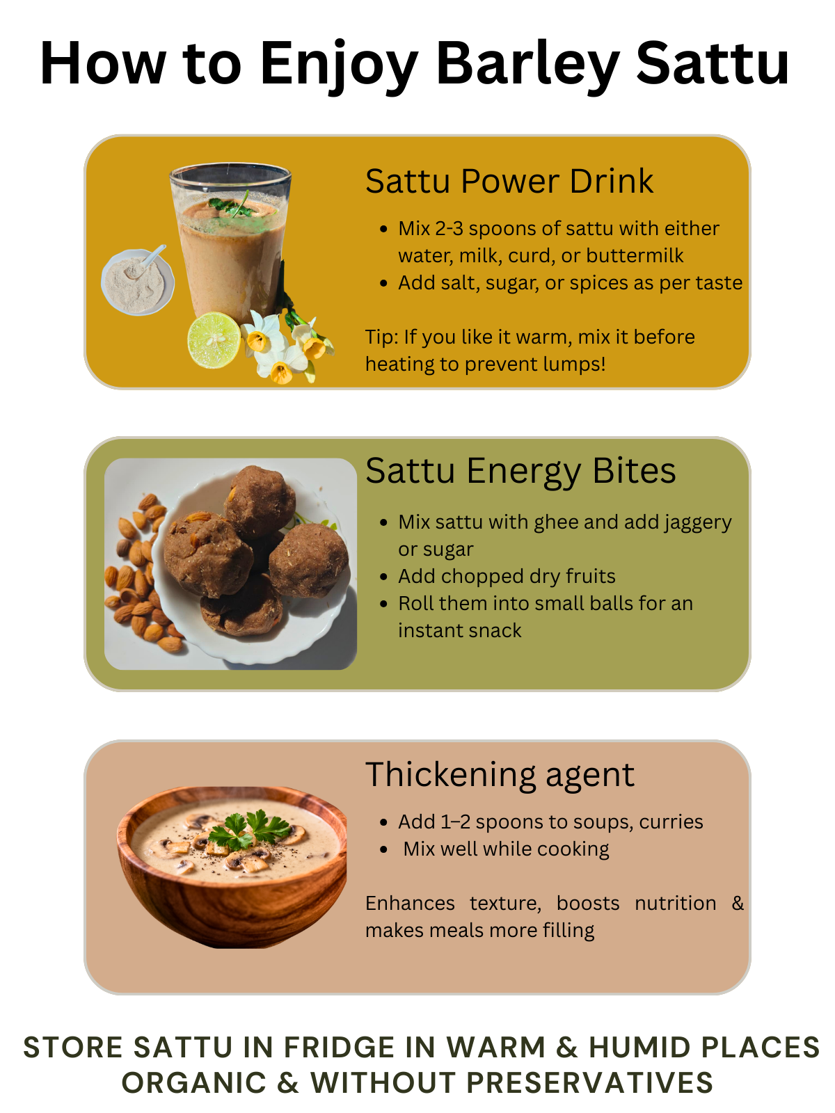 How to consume barley sattu in simple ways