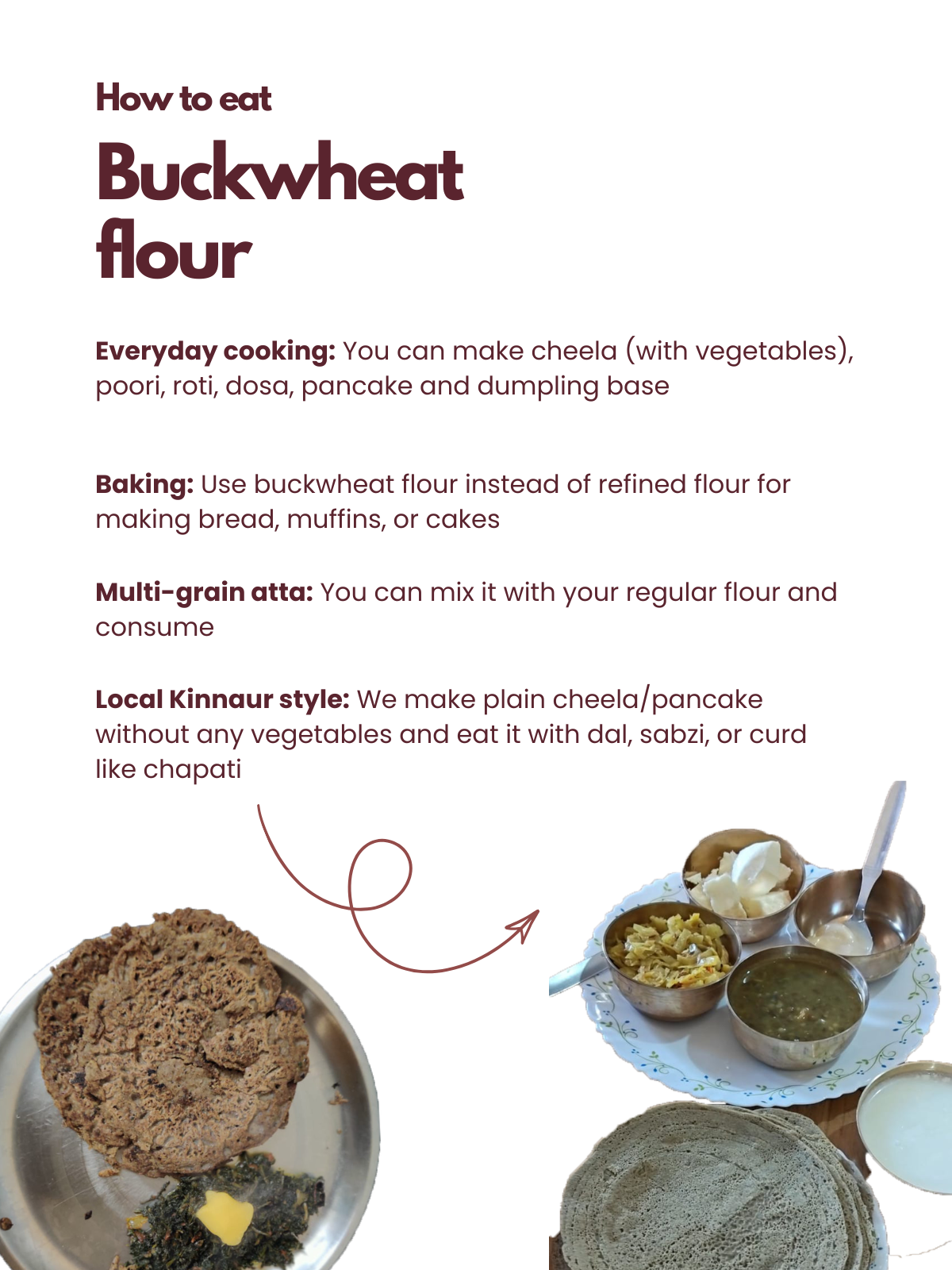 Organic Buckwheat Flour | Gluten-Free | Stone Grounded | Pahadi Buckwheat